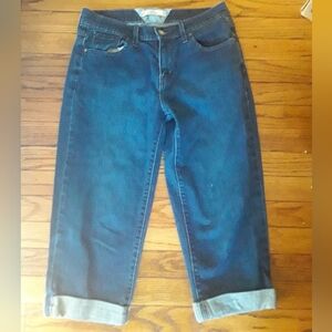 Levi's - Women's Denim Jeans Cropped Cuffed Pants. Size 6